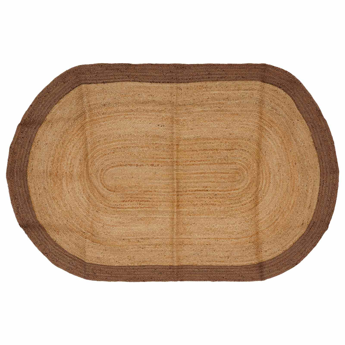 Area Rug Jute Grey