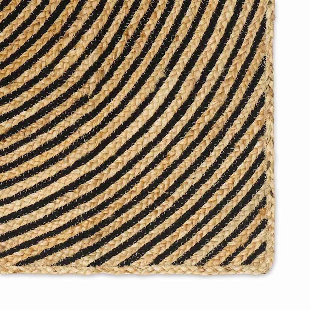 vidaXL Area Rug Black 60 x 250 cm Jute 5