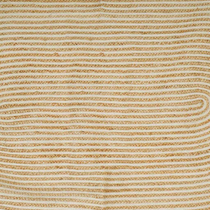 vidaXL Area Rug Natural and White 122 x 183 cm Jute 5