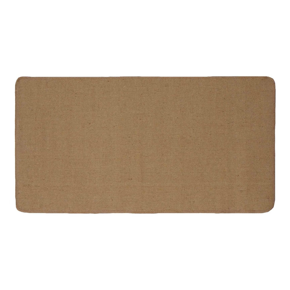 vidaXL Area Rug Light Brown Jute Width 80 cm