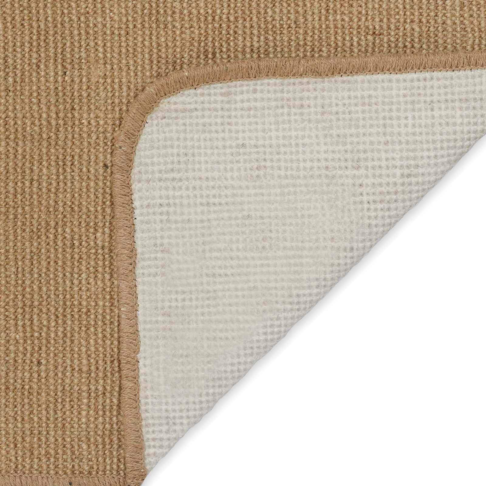 vidaXL Area Rug Light Brown 160 x 160 cm Jute 4