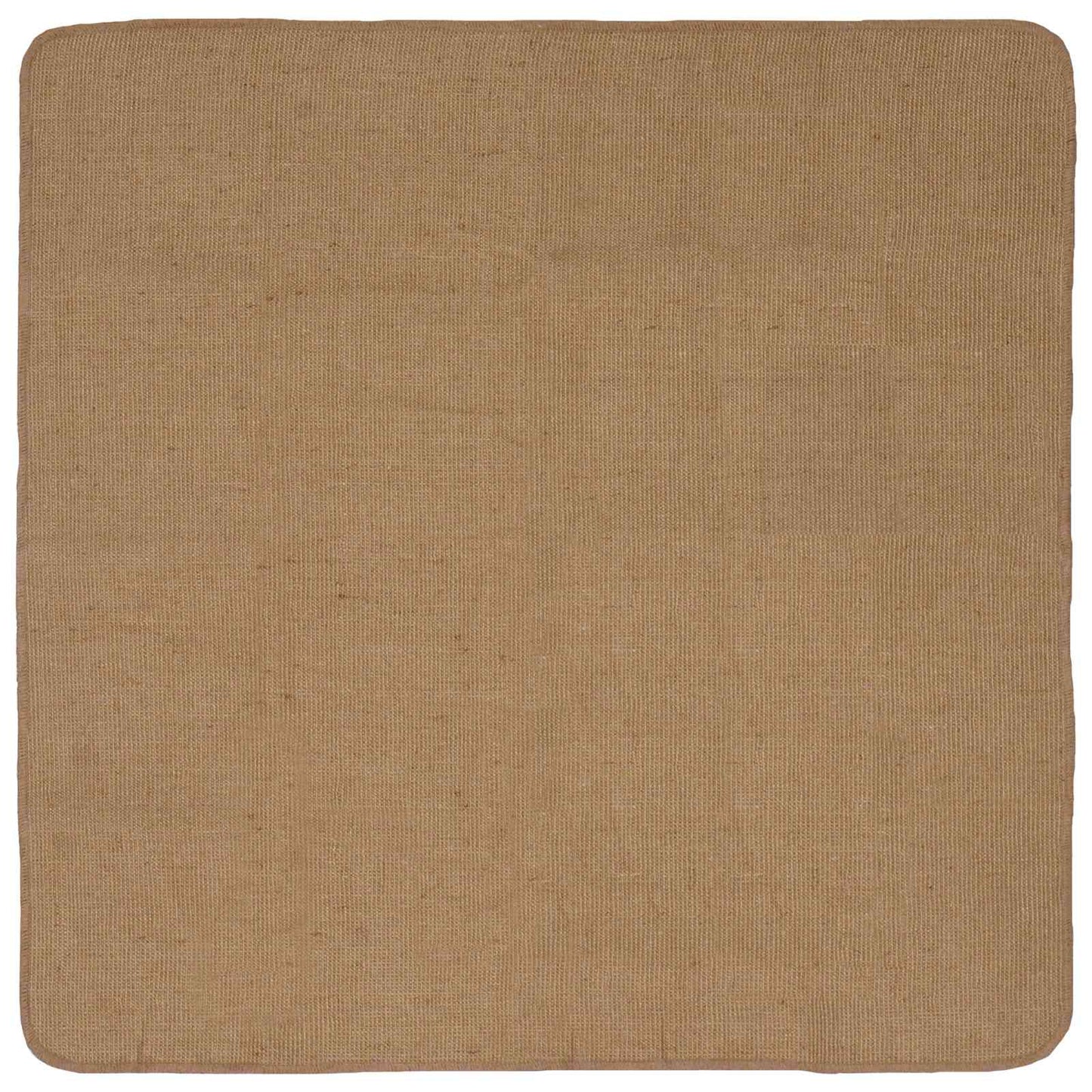 vidaXL Area Rug Light Brown 160 x 160 cm Jute 1