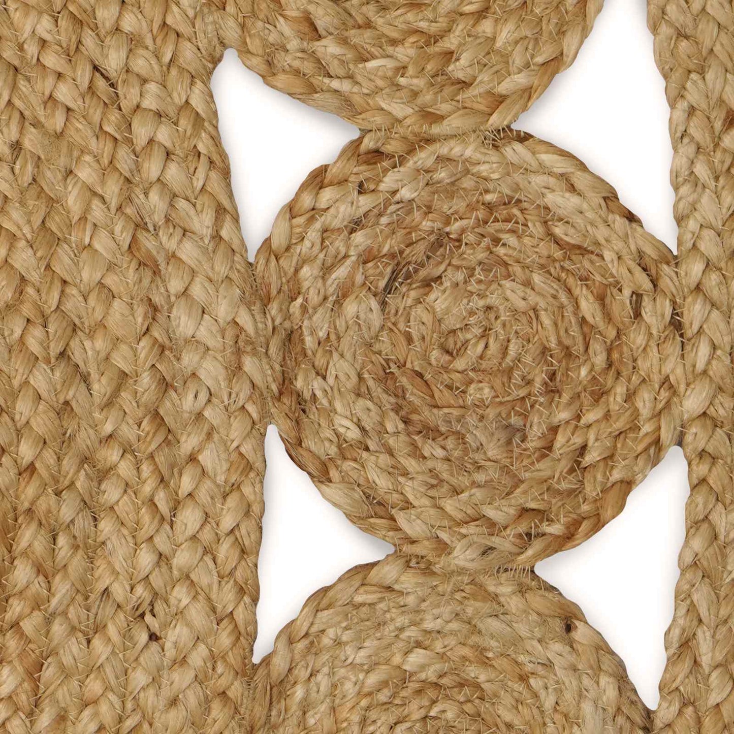 vidaXL Area Rug Natural 122 x 183 cm Jute 3
