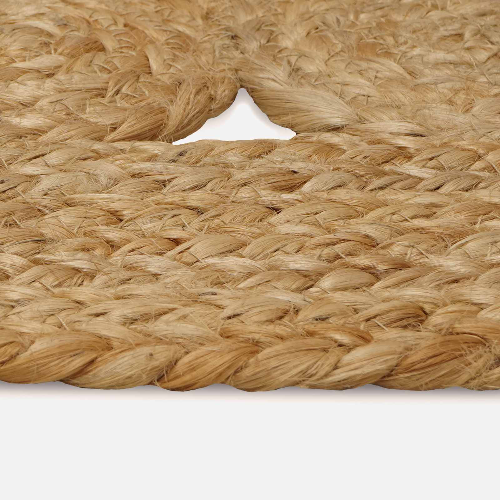 vidaXL Area Rug Natural 122 x 183 cm Jute 4