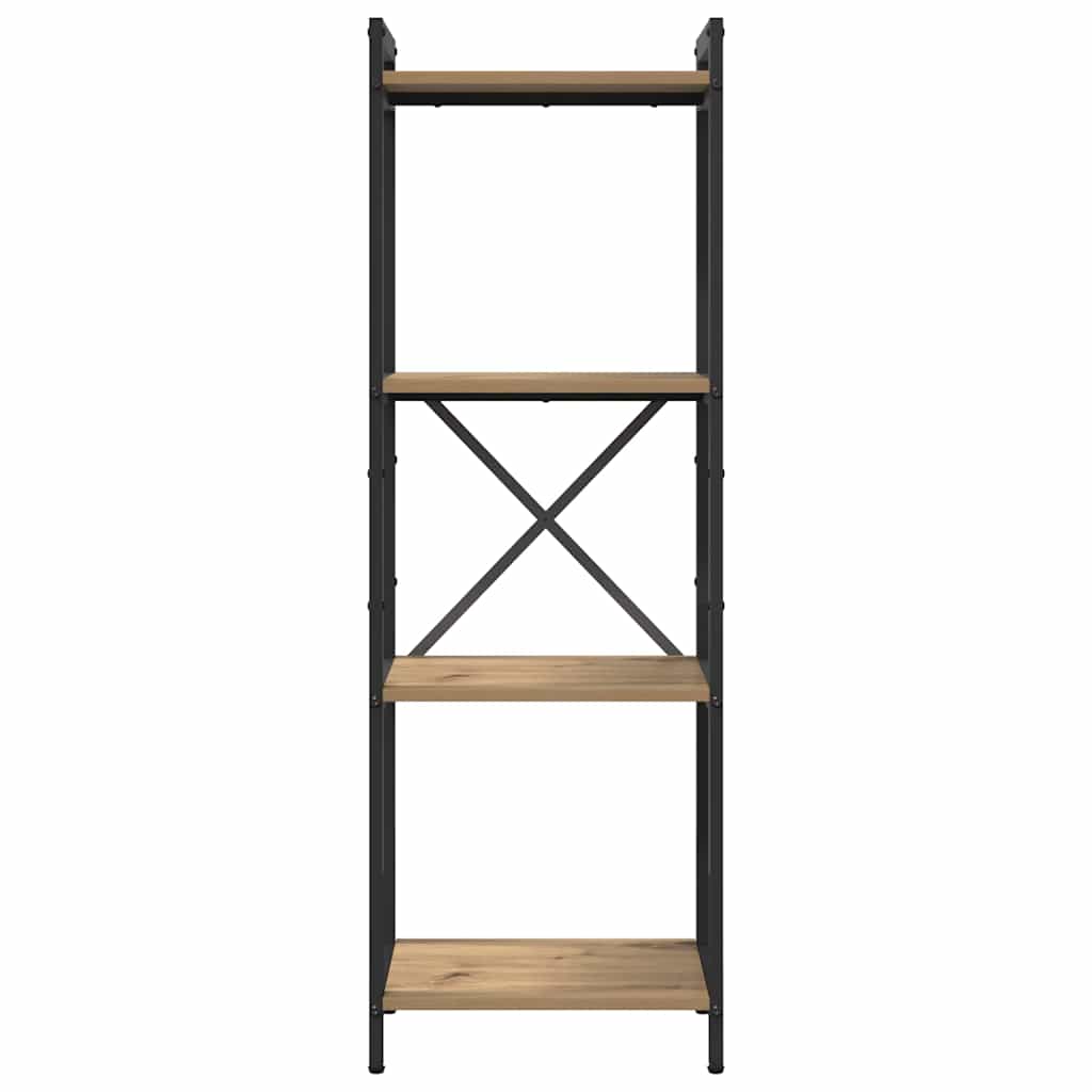 vidaXL Bookshelf 40 x 30 x 119 cm Engineered Wood Artisan Oak 5