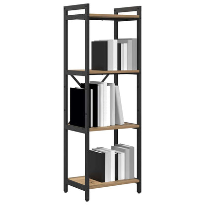 vidaXL Bookshelf 40 x 30 x 119 cm Engineered Wood Artisan Oak 3