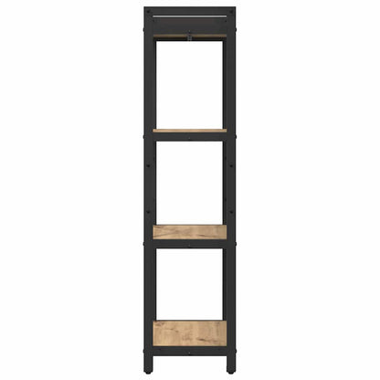 vidaXL Bookshelf 40 x 30 x 119 cm Engineered Wood Artisan Oak 6