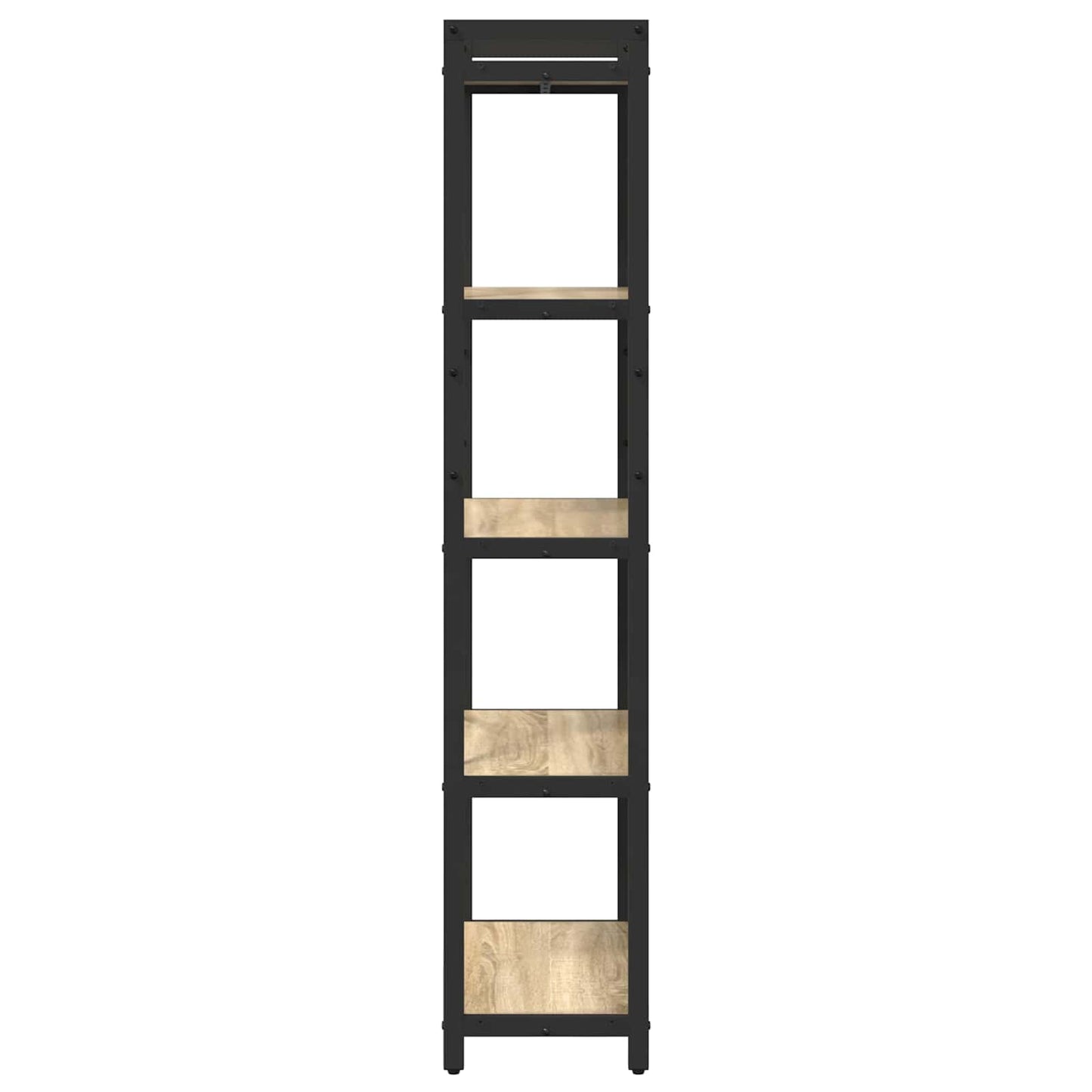 vidaXL Bookshelf 60 x 30 x 155 cm Engineered Wood Sonoma Oak 4