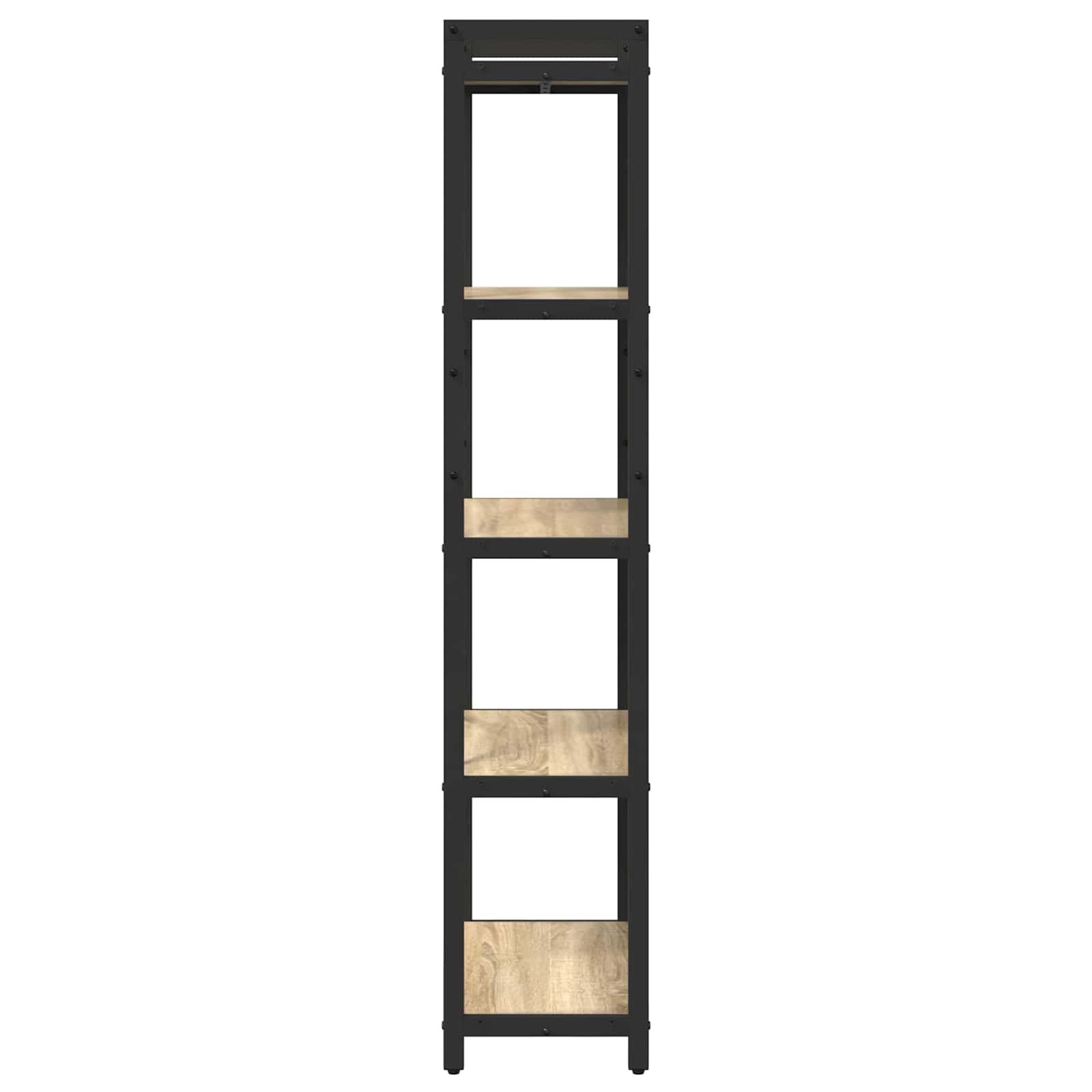 vidaXL Bookshelf 60 x 30 x 155 cm Engineered Wood Sonoma Oak 4