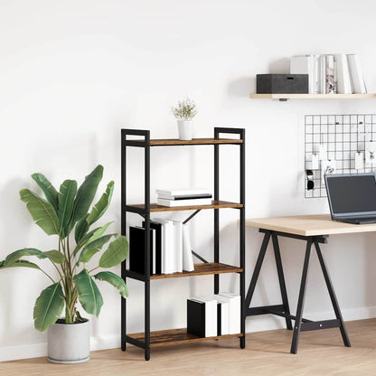 vidaXL Bookshelf 60 x 30 x 120 cm Engineered Wood Old wood 1