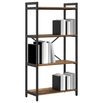 vidaXL Bookshelf 60 x 30 x 120 cm Engineered Wood Old wood 3