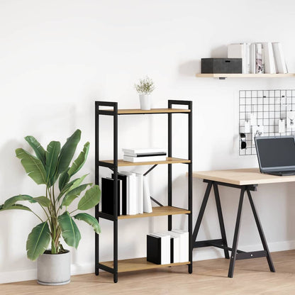 vidaXL Bookshelf 60 x 30 x 120 cm Engineered Wood Artisan Oak 1