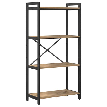 vidaXL Bookshelf 60 x 30 x 120 cm Engineered Wood Artisan Oak 2