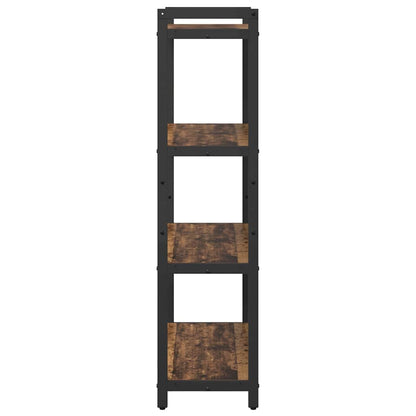 vidaXL Bookshelf 80 x 30 x 120 cm Engineered Wood Old wood 6
