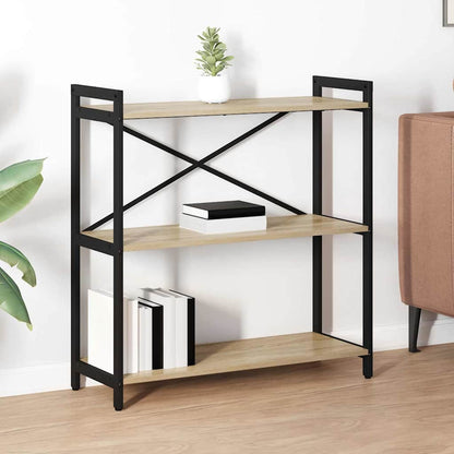 Bookshelf 80 x 30 x 85 cm Engineered Wood Height 83 cm Sonoma oak