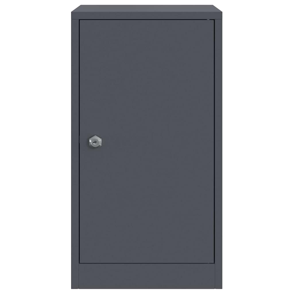 vidaXL Mailbox with Storage with Door Anthracite 30 x 20 x 55 cm Steel 5