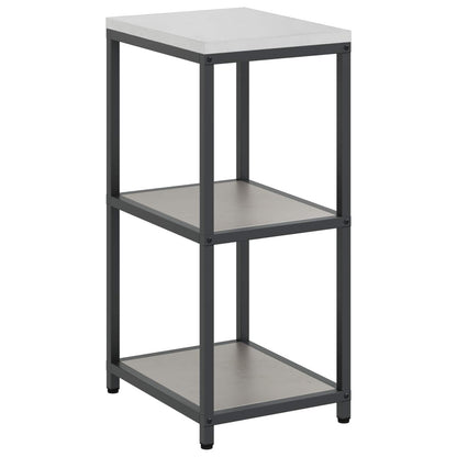 Kitchen Shelving Unit HATTEM 40 x 50 x 92 cm Steel Kitchen Storage Shelf Weathering steel