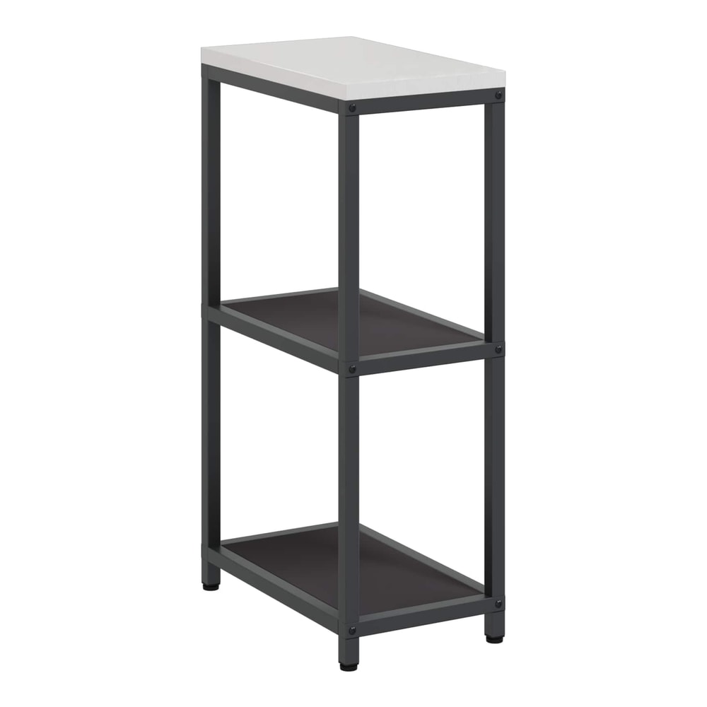 Kitchen Shelving Unit HATTEM 30 x 50 x 92 cm Steel Kitchen Storage Shelf Black