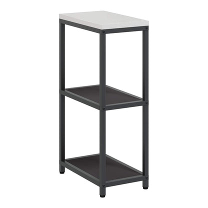 Kitchen Shelving Unit HATTEM 30 x 50 x 92 cm Steel Kitchen Storage Shelf Black