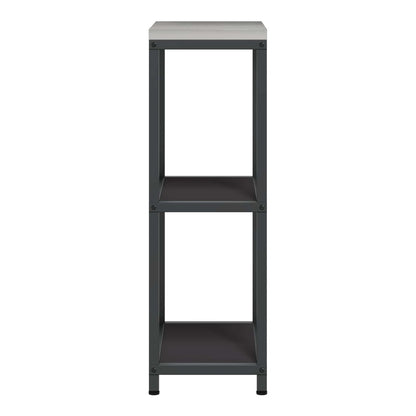Kitchen Shelving Unit HATTEM 30 x 50 x 92 cm Steel Kitchen Storage Shelf Black