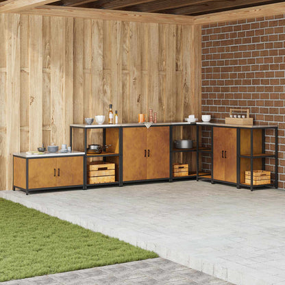 HATTEM Steel Kitchen Storage Cabinet Weathering