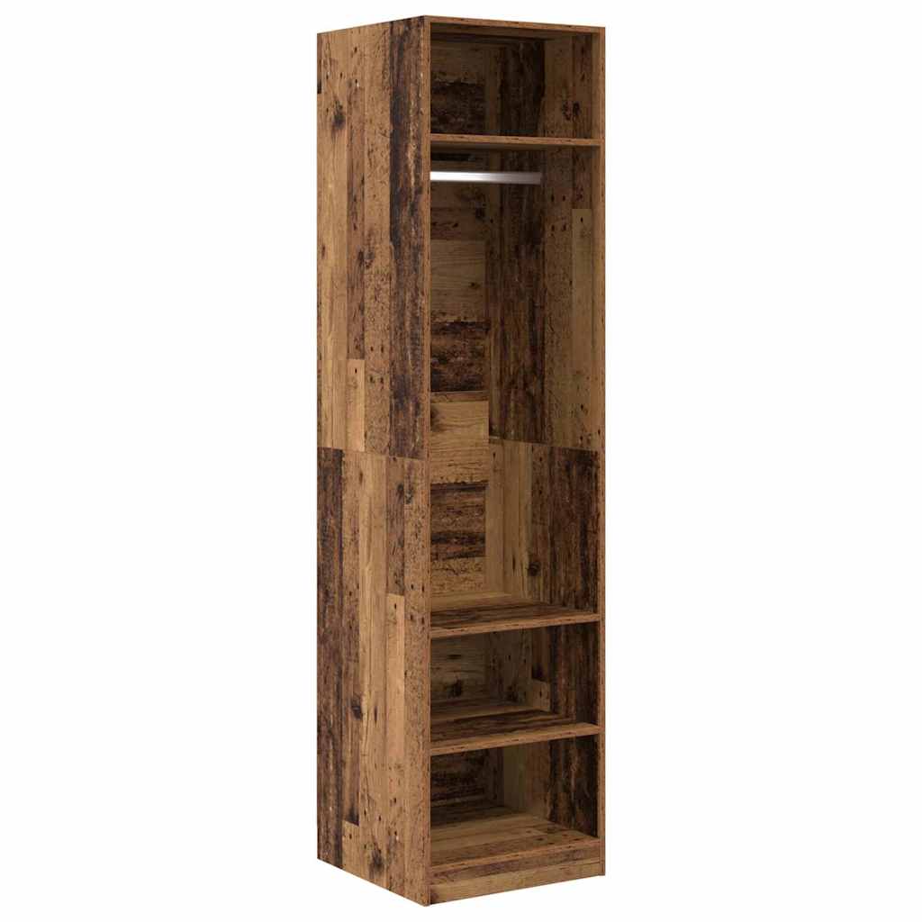 vidaXL Wardrobe Old Wood 50 x 50 x 200 cm Engineered Wood 2