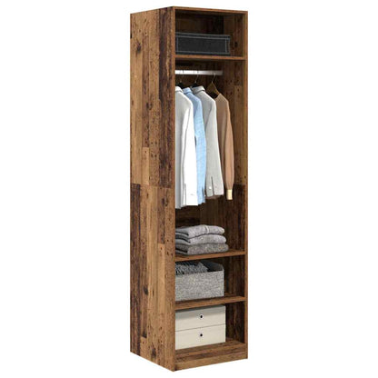 vidaXL Wardrobe Old Wood 50 x 50 x 200 cm Engineered Wood 3