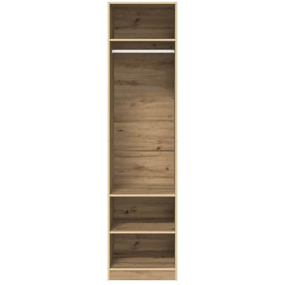 vidaXL Wardrobe Artisan Oak 50 x 50 x 200 cm Engineered Wood 5