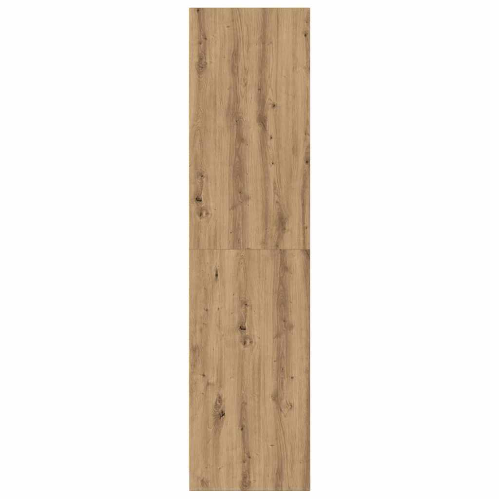 vidaXL Wardrobe Artisan Oak 50 x 50 x 200 cm Engineered Wood 6
