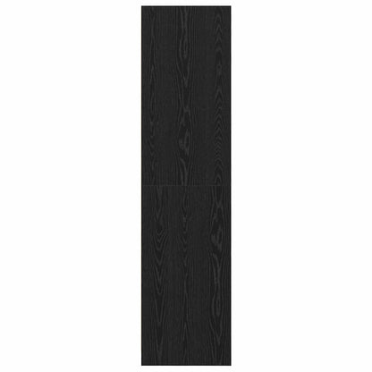 vidaXL Wardrobe Black Oak 50 x 50 x 200 cm Engineered Wood 6
