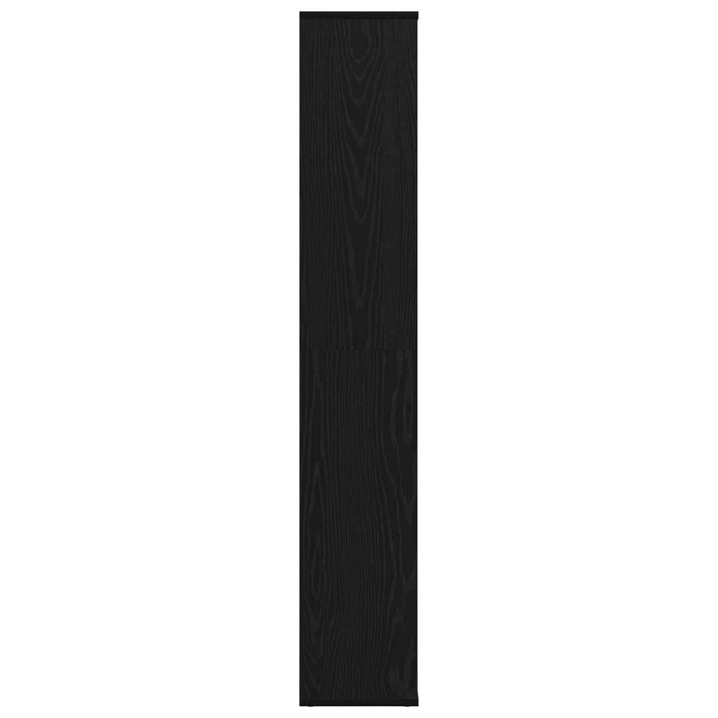 vidaXL Room Divider Black Oak 100 x 24 x 140 cm Engineered Wood 6