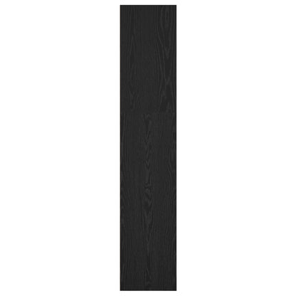 vidaXL Bookshelf 4-Tier 40 x 30 x 152 cm Engineered Wood Black Oak 6