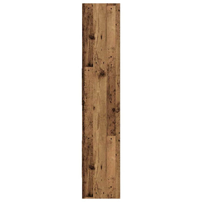vidaXL Book Cabinet 5-Tier 40 x 35 x 180 cm Engineered Wood Old Wood 6