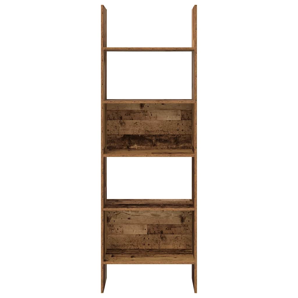 vidaXL Book Cabinet 5-Tier 60 x 35 x 180 cm Engineered Wood Old Wood 5