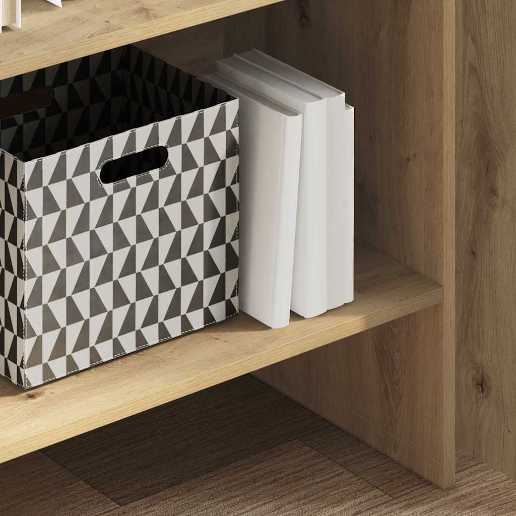 vidaXL Book Cabinet 5-Tier 60 x 35 x 180 cm Engineered Wood 4