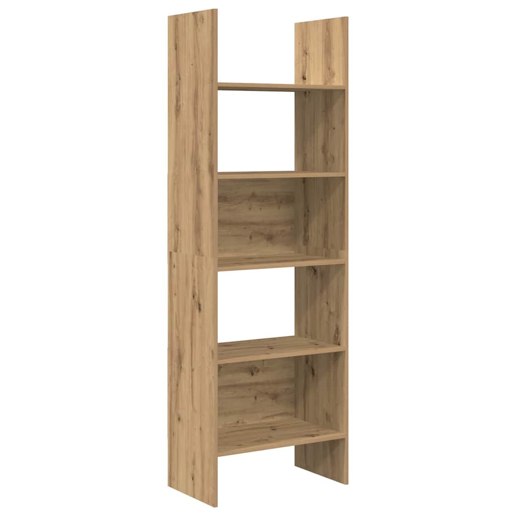 vidaXL Book Cabinet 5-Tier 60 x 35 x 180 cm Engineered Wood 2