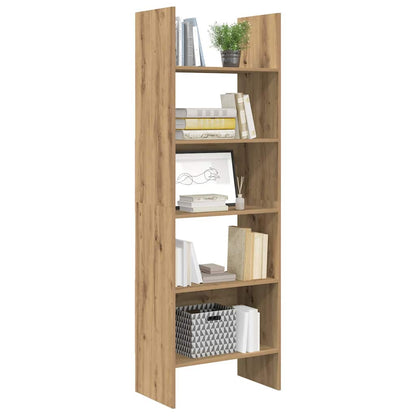 vidaXL Book Cabinet 5-Tier 60 x 35 x 180 cm Engineered Wood 3
