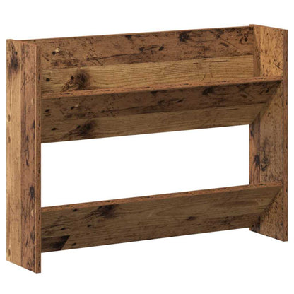 vidaXL Shoe Cabinet 2 pcs 80 x 18 x 60 cm Engineered Wood Old wood 5