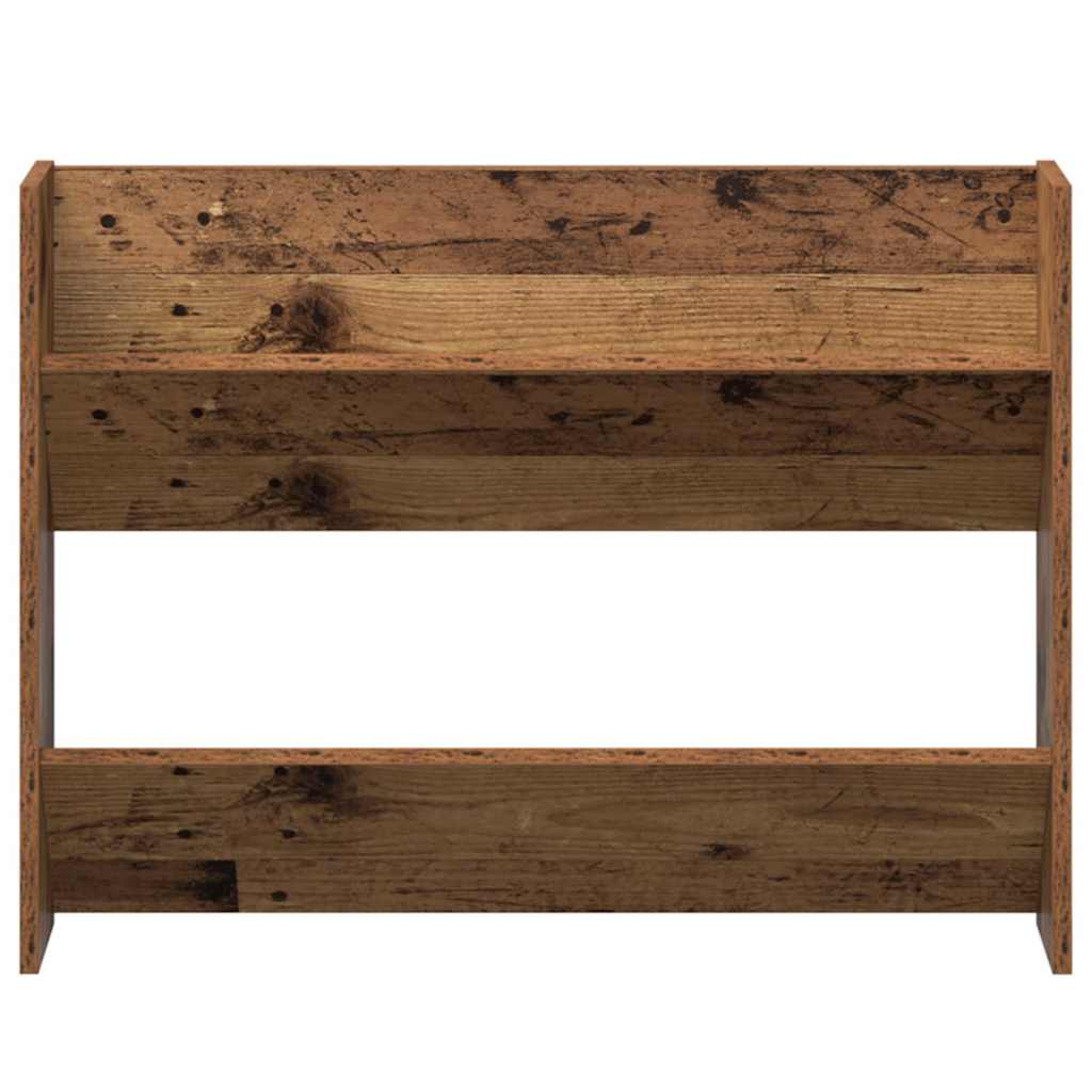 vidaXL Shoe Cabinet 2 pcs 80 x 18 x 60 cm Engineered Wood Old wood 6