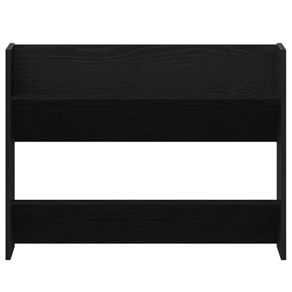 vidaXL Shoe Cabinet 2 pcs 83 x 18 x 60 cm Engineered Wood Black Oak 6