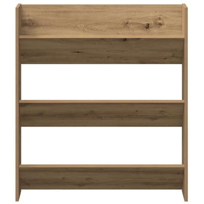 vidaXL Shoe Cabinet 2 pcs 85 x 18 x 90 cm Engineered Wood Artisan Oak 6