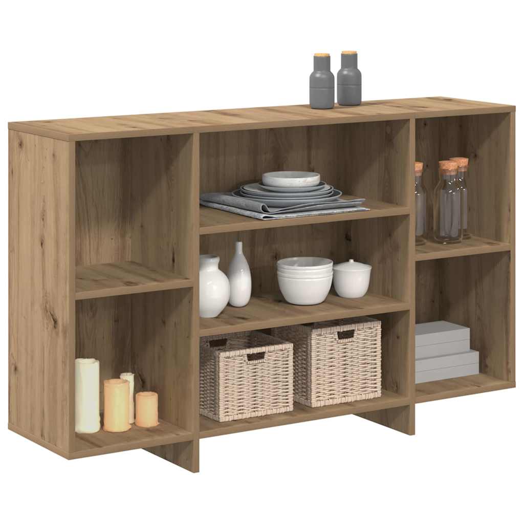 vidaXL Sideboard Artisan Oak 120 x 30 x 75 cm Engineered Wood 3