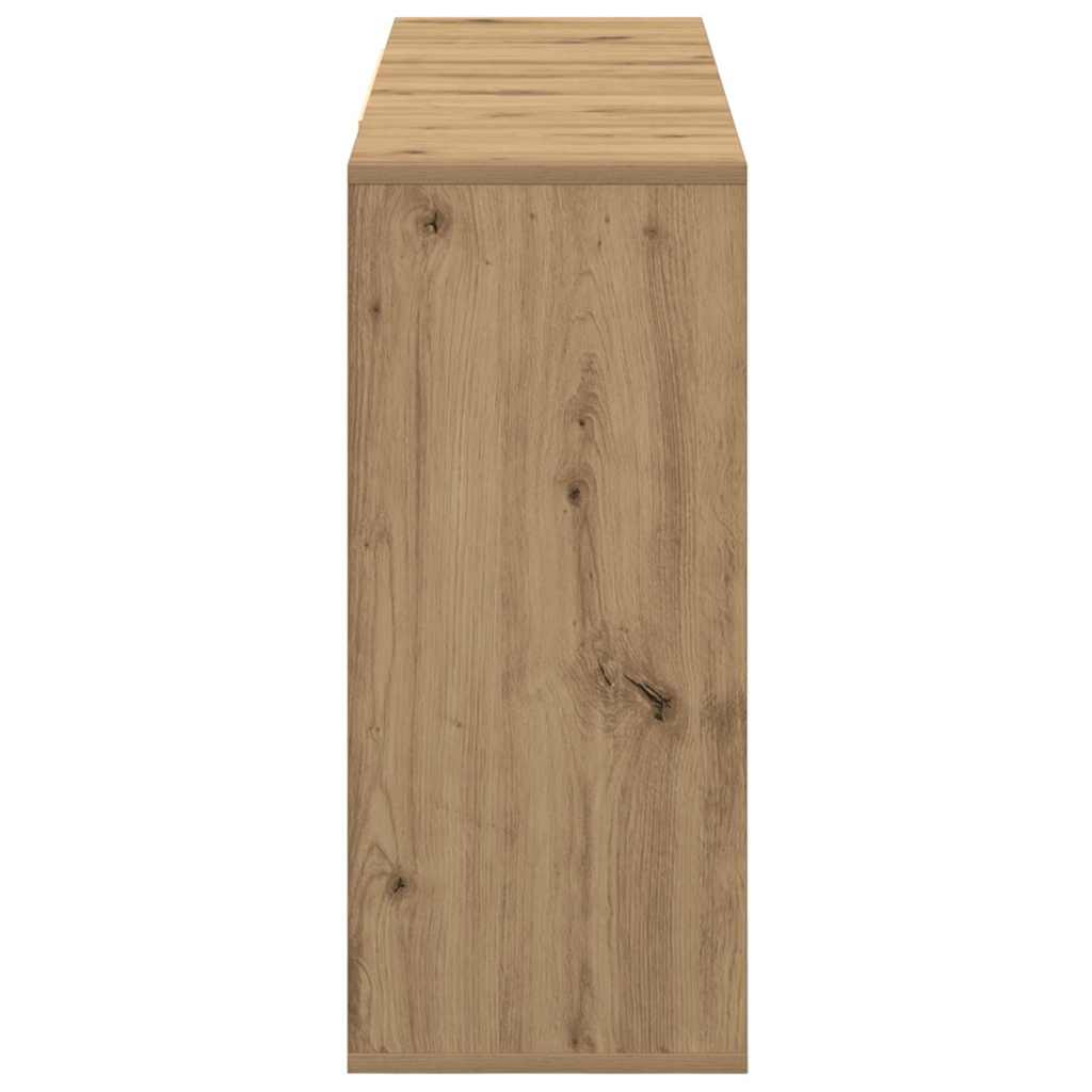 vidaXL Sideboard Artisan Oak 120 x 30 x 75 cm Engineered Wood 6
