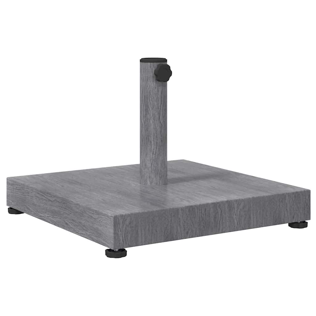 vidaXL Parasol Base Dark Grey Wood look 45 x 45 x 31.5 cm 2
