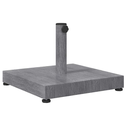 vidaXL Parasol Base Dark Grey Wood look 45 x 45 x 31.5 cm 2