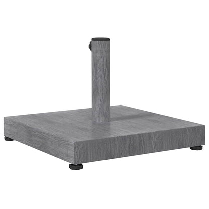 vidaXL Parasol Base Dark Grey Wood look 45 x 45 x 31.5 cm 6
