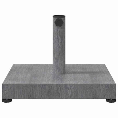 vidaXL Parasol Base Dark Grey Wood look 45 x 45 x 31.5 cm 4