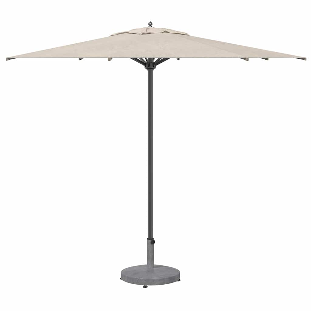 vidaXL Parasol Base 24.35 kg Dark Grey Wood look Round 3