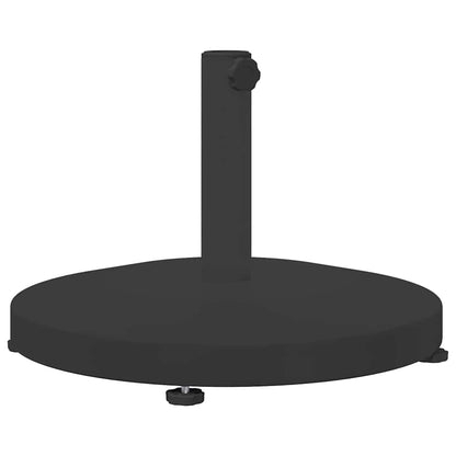 vidaXL Parasol Base 24.6 kg Black Round 2