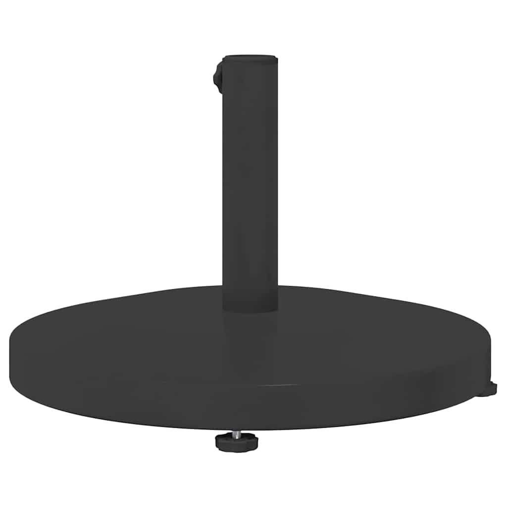vidaXL Parasol Base 24.6 kg Black Round 6
